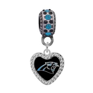 Reflections Final Touch Gifts Texas A&M Crystal Heart Charm Fits European Style Large Hole Bead Bracelets Personality Silverado and More 