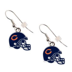 chicago-bears-helmet-earrings