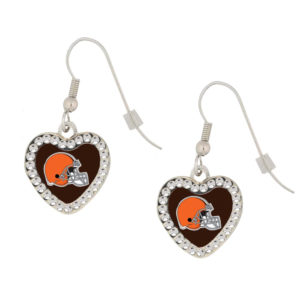 cleveland-browns-heart-earrings