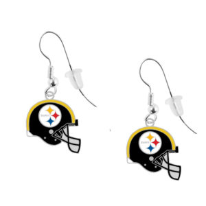 pittsburgh-steelers-helmet-earrings-pierced