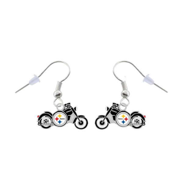 pittsburgh-steelers-motorcycle-earrings