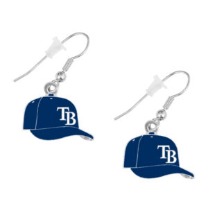 tampa-bay-rays-cap-earrings